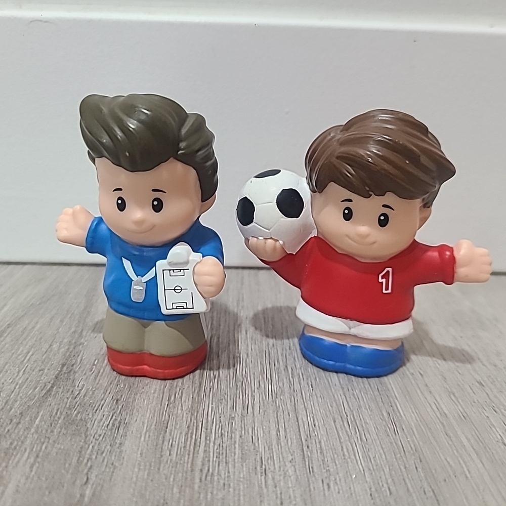 Fisher-Price Little People Soccer Player And Coach